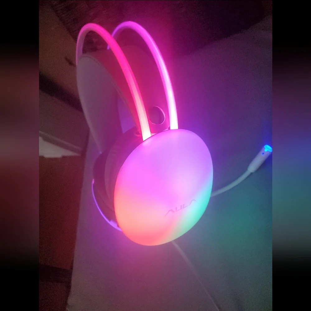 Final price Gaming Geadset Computer Headset Pink